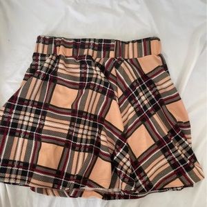 Plaid skirt
